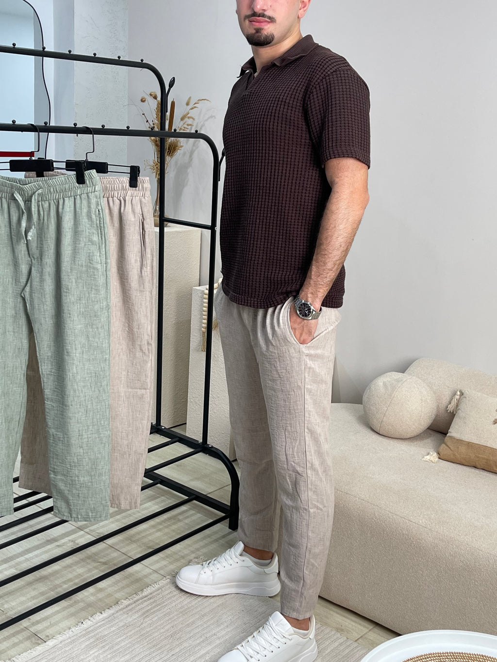 Pantalon 100%lin