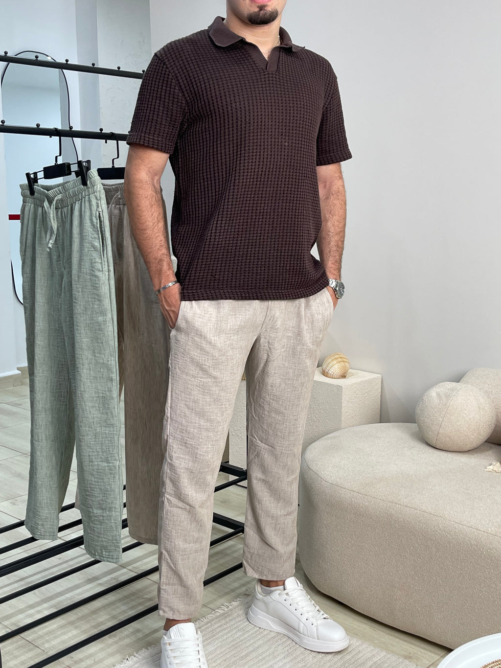 Pantalon 100%lin