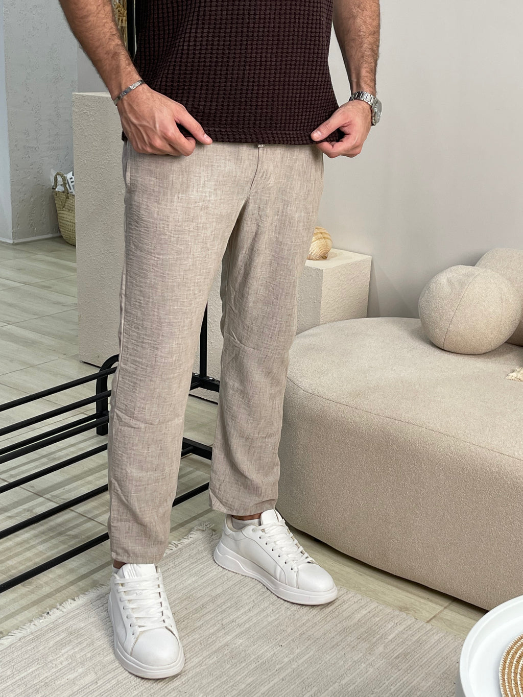 Pantalon 100%lin