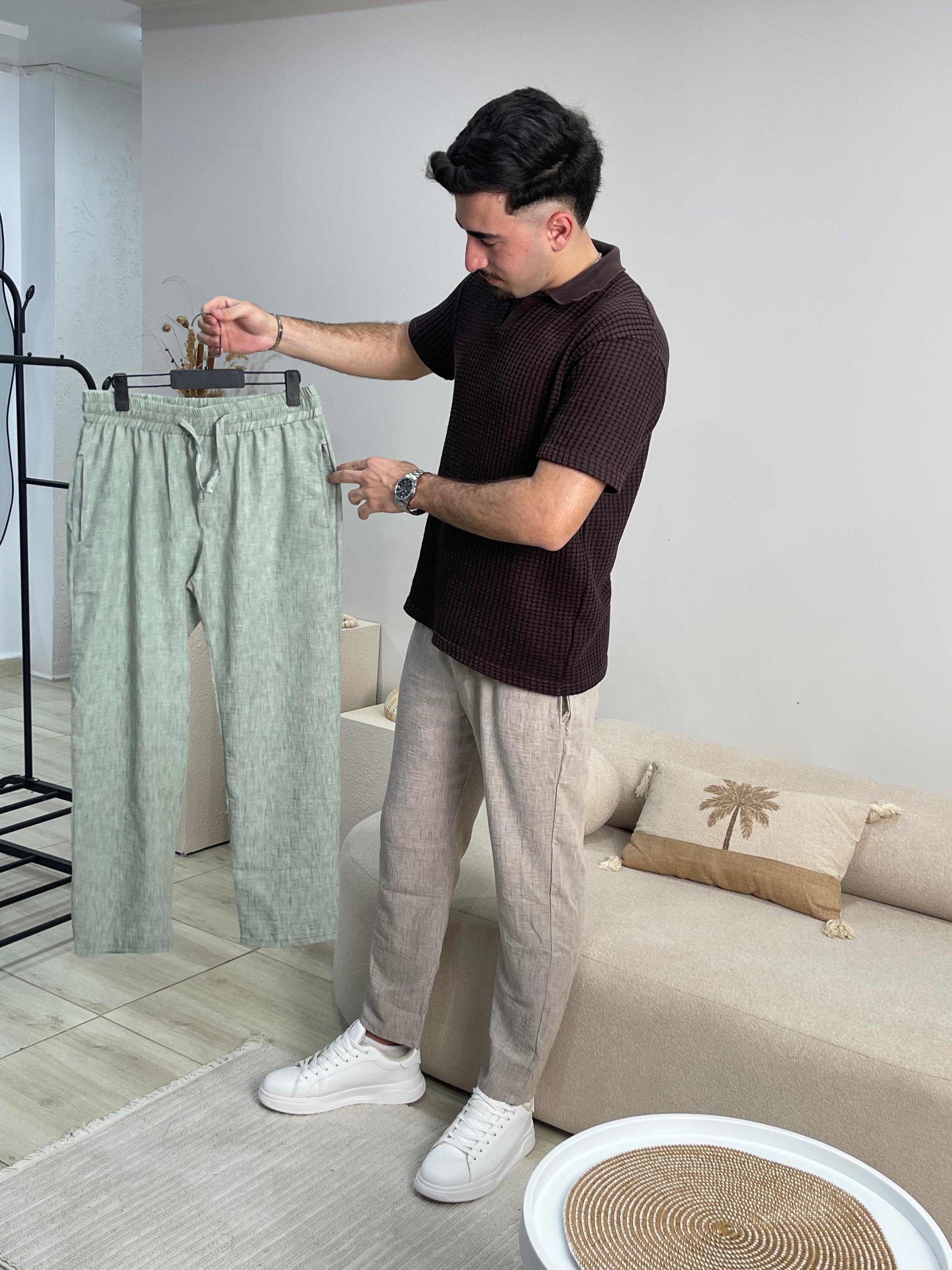 Pantalon 100%lin